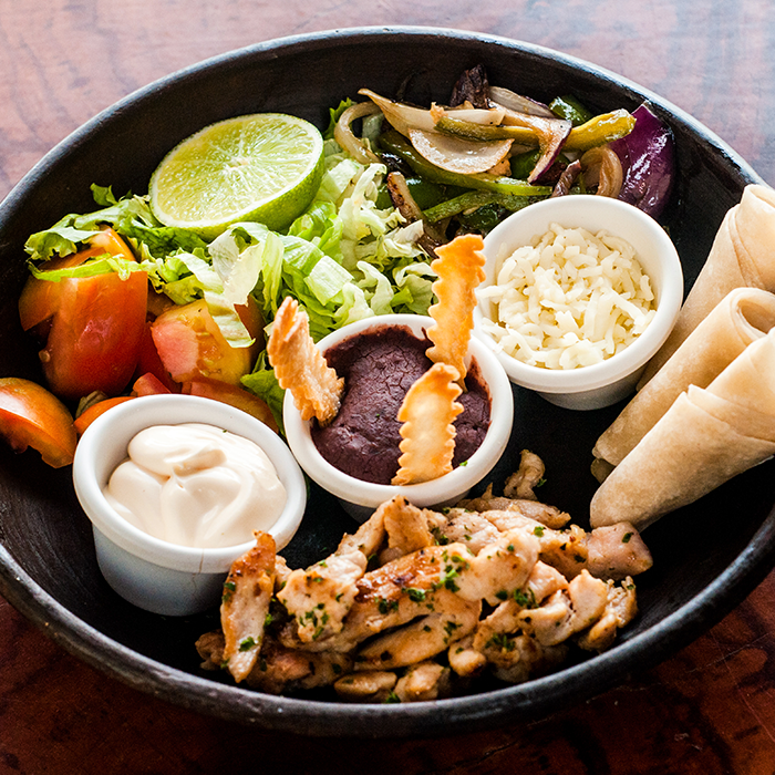 Chicken or beef Fajitas